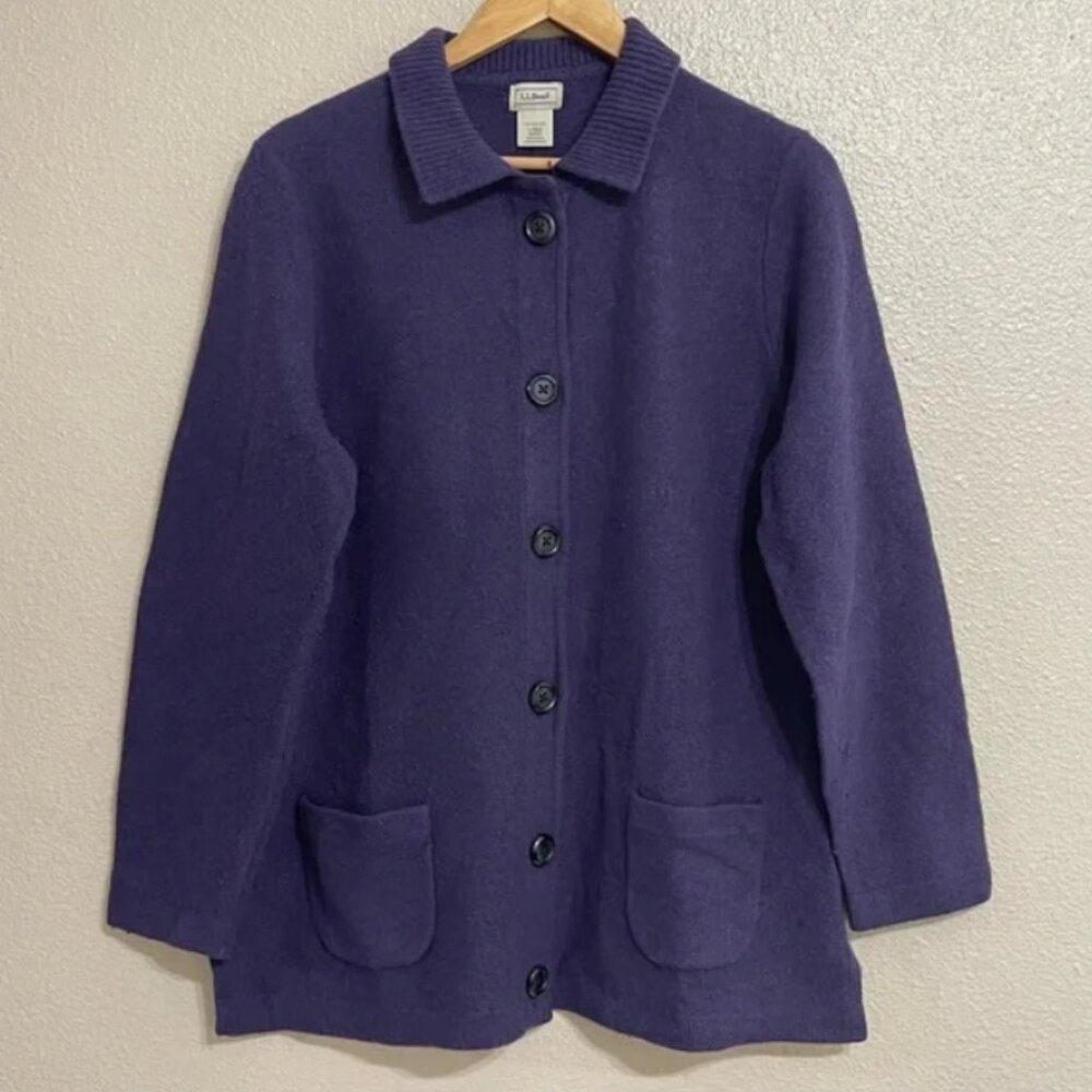 Sag Harbor Wool Cardigan Sweater